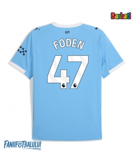 Manchester City Phil Foden #47 Tricou Fotbal Replică 2025-26 Barbati Acasa